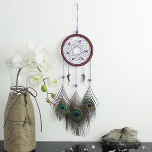 Natural,Woven,Feathers,Dreamcatcher,American,Custom,Gifts,Hanging,Decor,Ornament