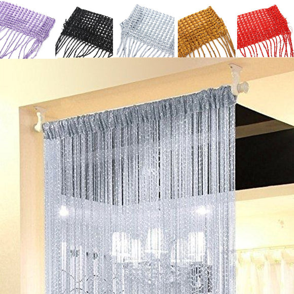 String,Curtains,Window,Panel,Divider,Crystal,Tassel,Fringe,Beaded