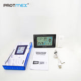 Protmex,PT19A,Digital,Wireless,Hygrometer,Touch,Screen,Weather,Station,Temperature,Humidity,Meter,Hygrometer,Touch,Clock