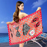 70x150cm,Colorful,Cartoon,Printing,Quick,Beach,Towels,Absorbent,Microfiber,Towel