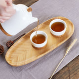 Chengshe,Multifunctional,Bamboo,Saucer,Fruit,Plate,Snack,Plate,Plate,Ecological,Chain