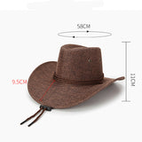 Unisex,Women,Western,Cowboy,Outdoor,Linen,Strap