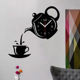 Emoyo,ECY018,Creative,Teapot,Clock,Animal,Clock,Office,Decorations