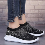 Womens,Crystal,Sneakers,Glitter,Casual,Loafers,Outdoor,Leisure,Running,Sport,Shoes