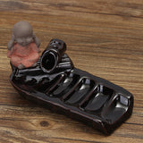 Ceramic,Backflow,Incense,Burner,Censer,Holder,Buddha,Fragrant,Furnace