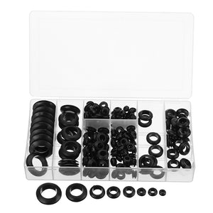 Suleve,MXRW4,200Pcs,Rubber,Wires,Harness,Grommets,Protect,Wires,Rubber,Sealing,Grommet