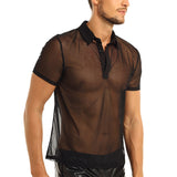 INCERUN,Men's,Through,Sport,Henley,Shirts,Muscle,Short,Sleeve,Shirts