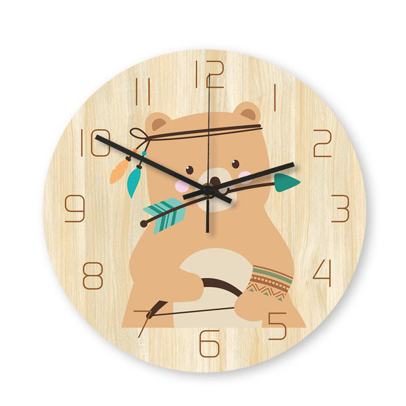 Loskii,CC036,Creative,Clock,Clock,Cartoon,Clock,Office,Decorations