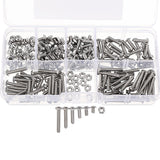 Suleve,M3SH3,Stainless,Steel,Socket,Button,Screws,Bolts,Assortment,230pcs