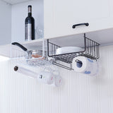 Metal,Cabinet,Hanging,Baskets,Under,Shelf,Storage,Mount,Holder,Organizer