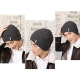 Winter,Thicken,Windproof,Jacquard,Knitted,Winter,Outdoor,Skull,Beanie