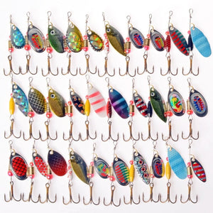 ZANLURE,30pcs,Kinds,Fishing,Crankbaits,Hooks,Spinner,Baits,Assorted,Tackle