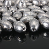 50pcs,Metal,Olive,Shape,Leads,Sinkers,Fishing,Sinker,Making,Fishing,Sinker,Tackle