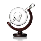 Elegant,Skull,Whiskey,Glass,Decanter,Globe,Liquor,Bottle,Drinking,Glass