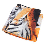 Quilt,Doona,Duvet,Cover,Bedding,Black,Polyester,Tiger