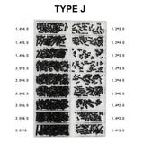 500Pcs,Durable,Screw,Types,Assemble,Laptop,Repair,Screw,Fastener