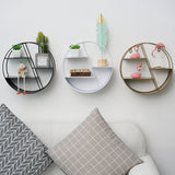 Round,Shelf,Shelves,Combination,Hanging,Storage,Bedroom,Decorations