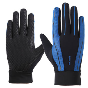 Silicone,Riding,Touch,Screen,Gloves,Thicken,Windproof,Finger,Glove