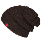 Men's,Winter,Cotton,Knitted,Beanie,Stretchable,Windproof,Earmuffs,Slouch,Skiing