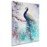 Peacock,Unframed,Canvas,Print,Peacock,Paintings,Picture,Decor