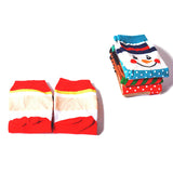 Womens,Christmas,Short,Socks,Cartoon,Santa,Ankle,Christmas,Socks