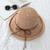 Women,Foldable,Sunscreen,Bucket,Straw,Outdoor,Casual,Travel,Beach,Floppy