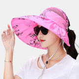 Women's,Visor,Printed,Protection,Floppy