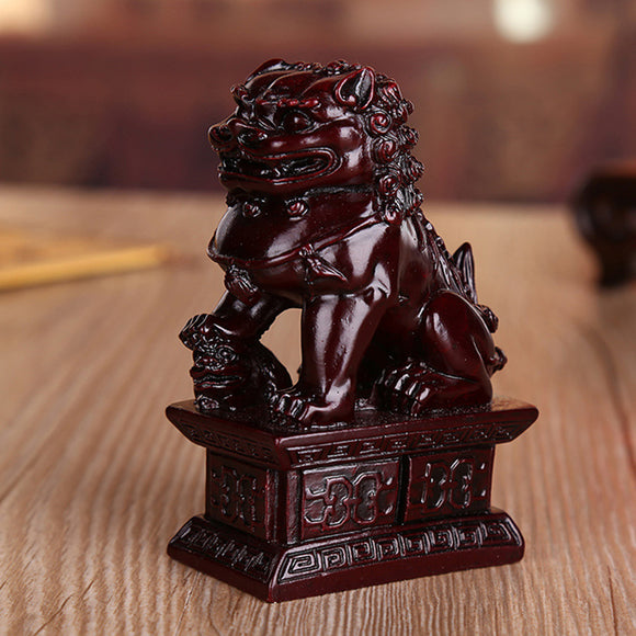 Chinese,Resin,Carving,Fengshui,Guardion,Beast,Statue,Decorations