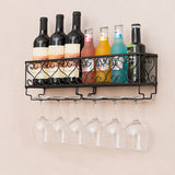 50.2cm,16.5cm,Mounted,Bottle,Glass,Holder,Shelf,Accessory