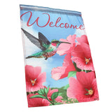12x18,Welcome,Flags,Garden,Banner,Bird&Flowers,House,Decorations