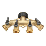 European,Standard,Brass,Faucet,Manifold,Water,Segregator,Garden,Connector,Splitter,Switcher,Control,Valve