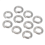 100Pcs,Stainless,Steel,Split,Washers,Spring,Washers