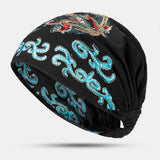 Women,Ethnic,Embroidery,Beanie,Vintage,Elastic,Breathable,Turban