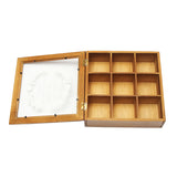 Wooden,Kitchen,Spice,Section,Compartments,Container,Storage,Chest,Holder