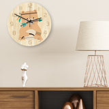 Loskii,CC036,Creative,Clock,Clock,Cartoon,Clock,Office,Decorations