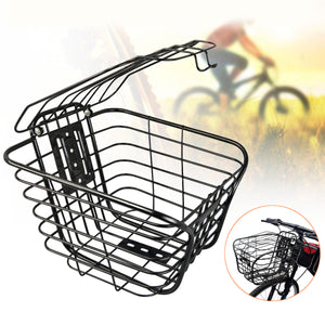 Bicycle,Front,Basket,Metal,Mountain,Storage,Hanging,Basket,Cover