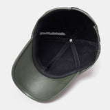 Collrown,leather,Casual,Retro,Personality,Leather,Sunshade,Baseball