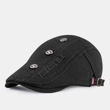 Newly,Cotton,Metal,Decoration,Fashion,Casual,Outdoor,Retro,Breathable,Visor,Beret,Forward