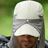 Nylon,Outdoor,Fishing,Climbing,Cover,Protection,Broad,Visor,Baseball,Detachable