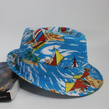 Beach,Pattern,Cloth,Bucket,Men's,Seaside,Vacation,Sunshade,Casual