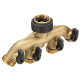 European,Standard,Brass,Faucet,Manifold,Water,Segregator,Garden,Connector,Splitter,Switcher,Control,Valve