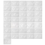 36pcs,Letter,Alphabet,Number,Stencil,Drawing,Template,Painting
