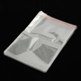 100Pcs,Resealable,Transparent,Cellophane,Strip