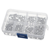 250pcs,Stainless,Steel,Socket,Button,Screws,Assortment