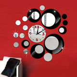 Acrylic,Mirror,Creative,Clock,Stickers,Living,Decals,Hanging,Decor