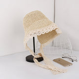 Women,Foldable,Sunscreen,Bucket,Straw,Outdoor,Casual,Travel,Beach,Floppy