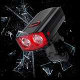 XANES,Charging,Bicycle,Headlights,Sounds,Waterproof,Front,Light,Electric