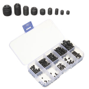 Suleve,MXAS1,250Pcs,Socket,Screw,Point,Alloy,Steel,Assortment