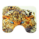 Leopard,Panttern,Bathroom,Carpet,Toilet,Covers