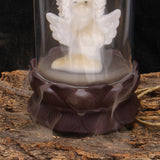 Angel,Ceramic,Backflow,Incense,Burner,Smoke,Cones,Holder,Sticks,Censer